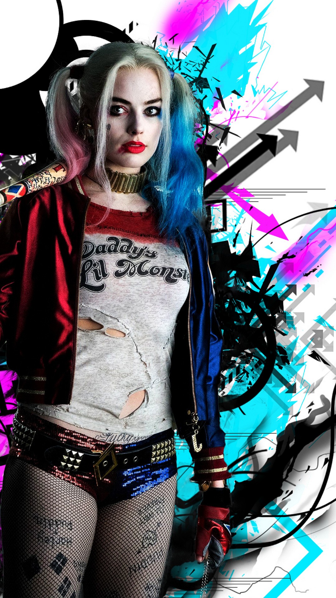 Harley Quinn Pictures Hd Wallpaper For Iphone With - Harley Quinn Hd Wallpaper For Mobile - HD Wallpaper 