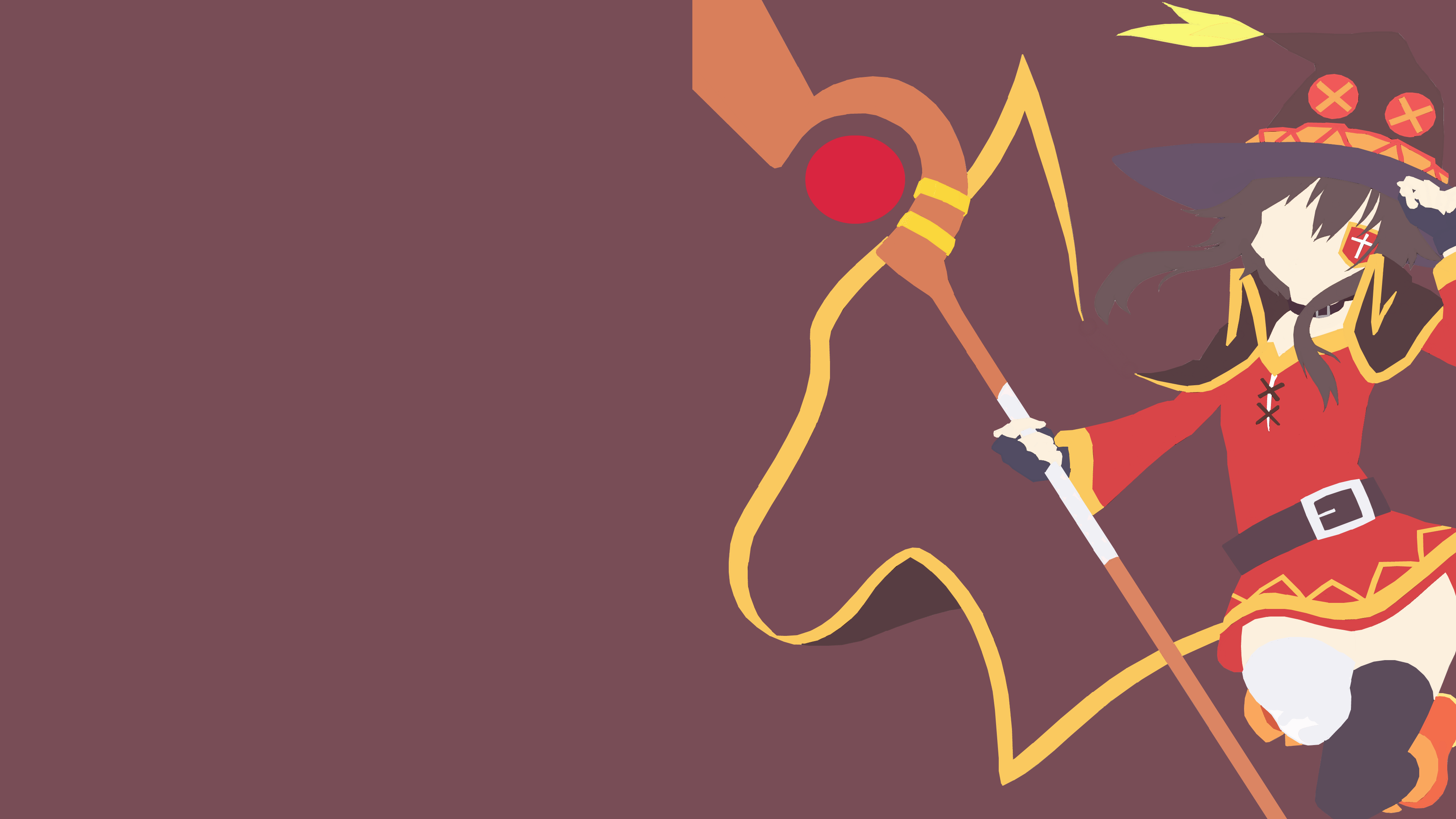 Konosuba Wallpaper Minimalist - HD Wallpaper 