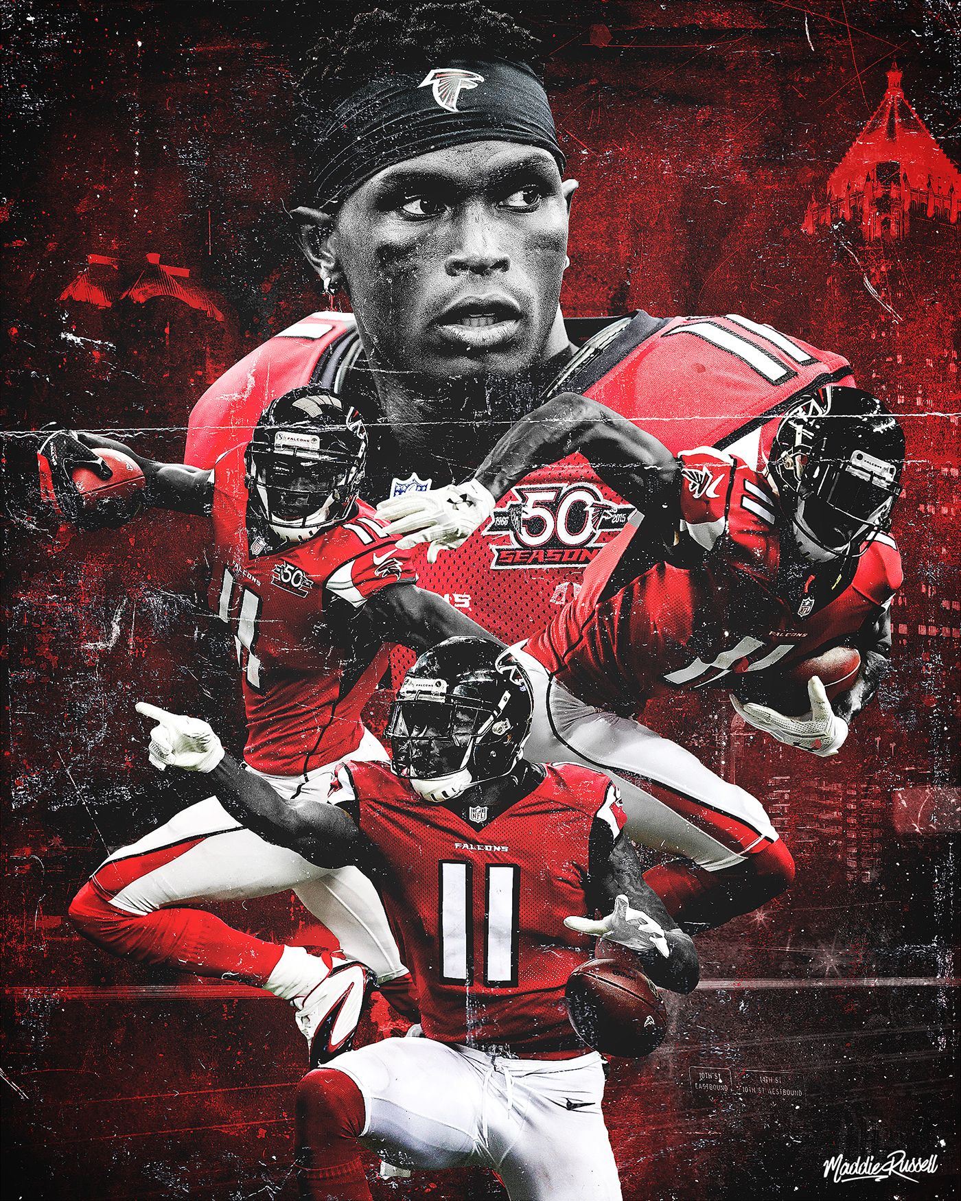 Julio Jones Wallpaper Black - HD Wallpaper 