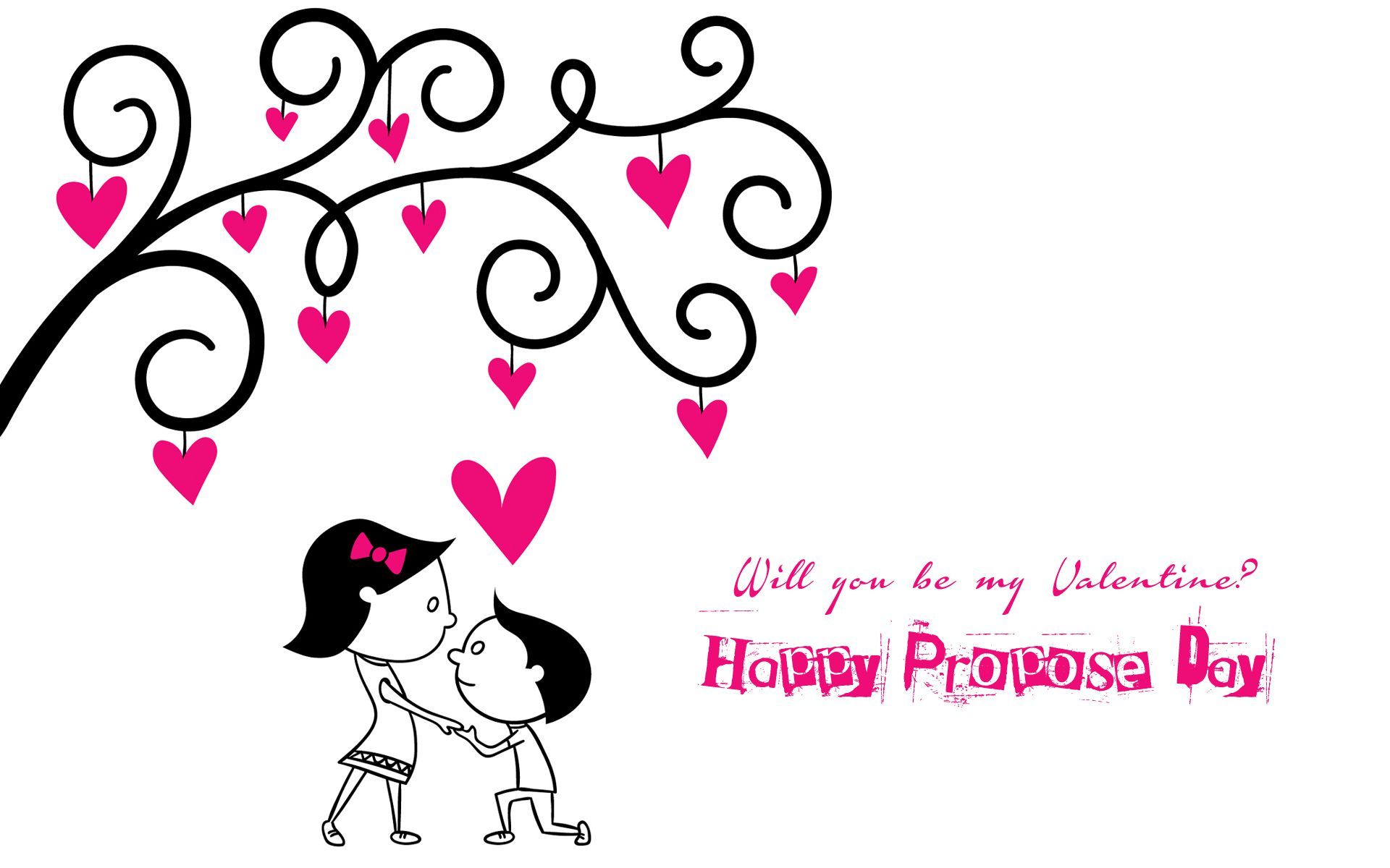 Happy Propose Day Hd - HD Wallpaper 