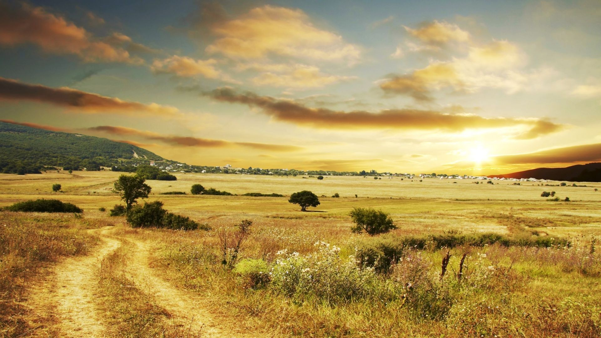 Beautiful, Landscape, Scenery, Widescreen, Hd, Background, - Scenic Landscape Background - HD Wallpaper 