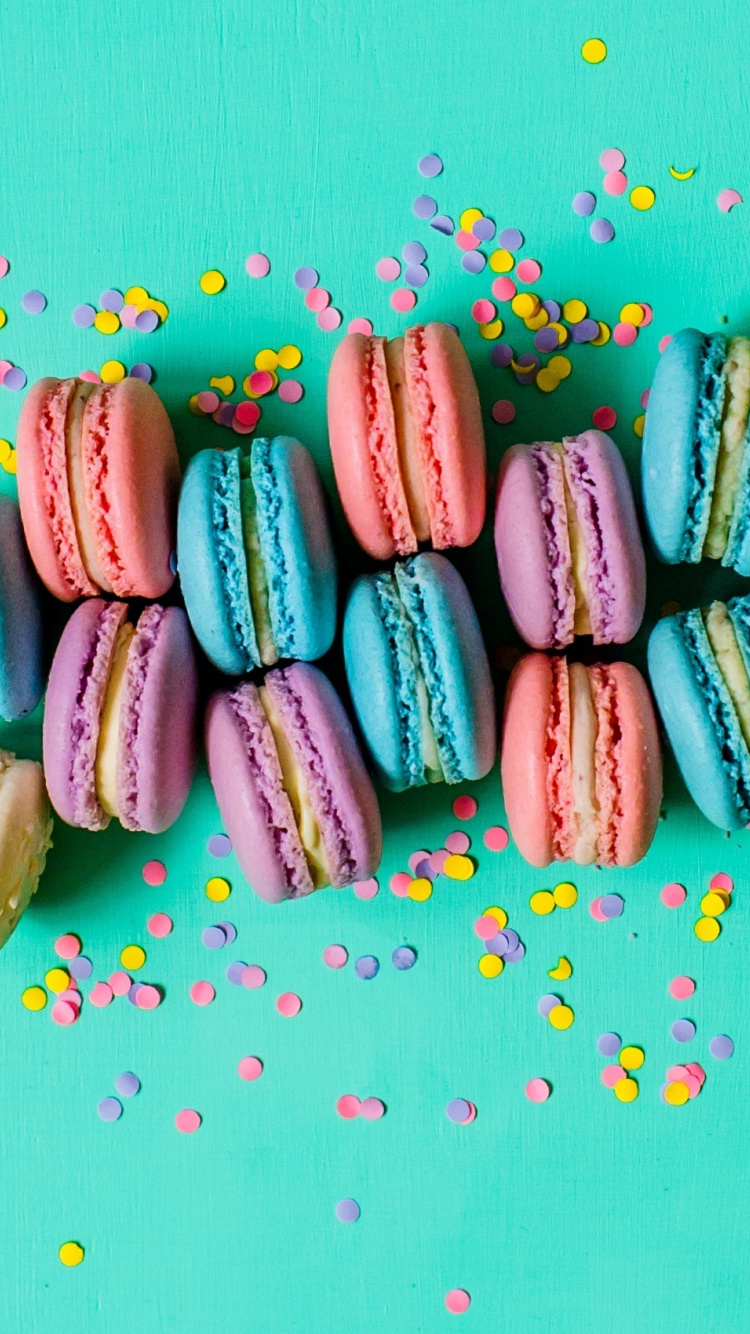 Beautiful, Sweets, Colorful, Macaron, Wallpaper - Iphone Macarons Wallpaper Hd - HD Wallpaper 