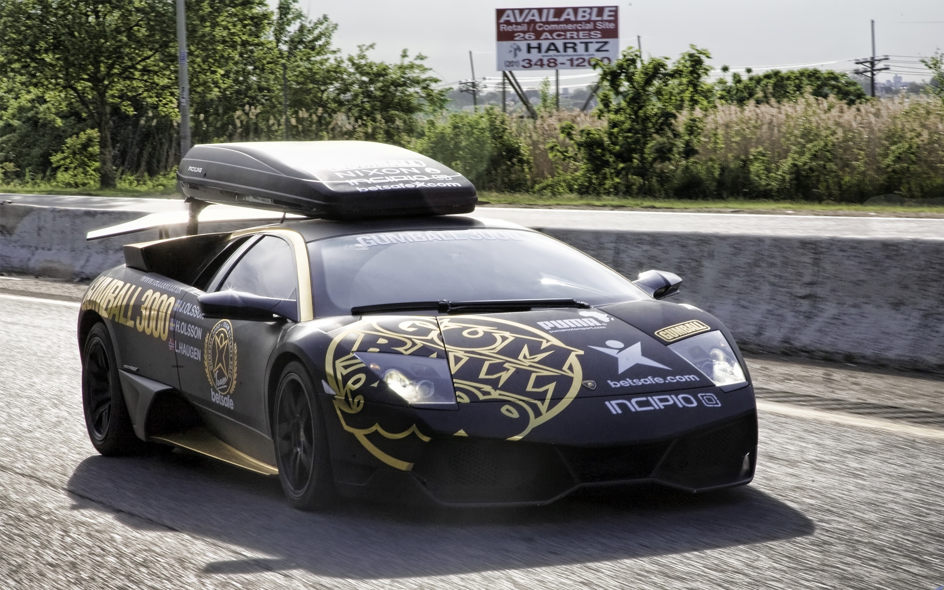 Lamborghini Murcielago Gumball Wallpaper - Lamborghini Gallardo Gumball 3000 - HD Wallpaper 