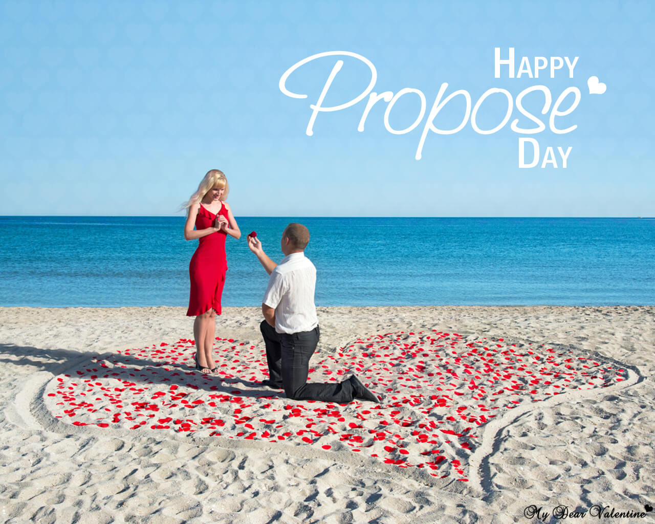 Propose Day Images Wallpapers - Happy Propose Day 2019 - HD Wallpaper 