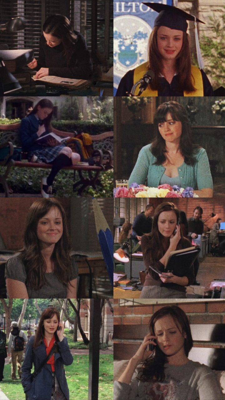 Gilmore Girls, Rory Gilmore, And Wallpaper Image - Collage - HD Wallpaper 