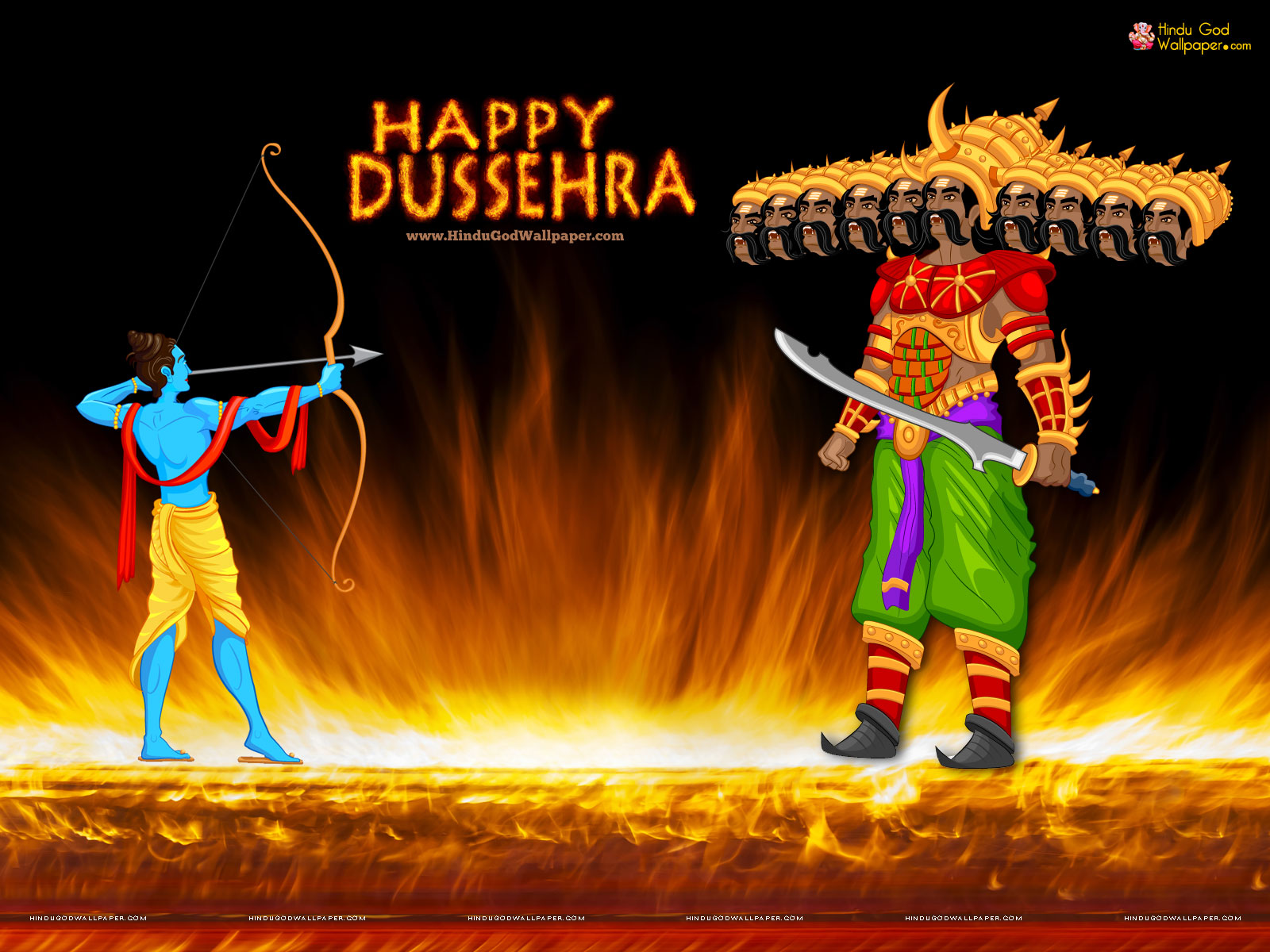 Below To Delete This Dussehra Festival Wallpapers Dasara - Happy Dashara - HD Wallpaper 