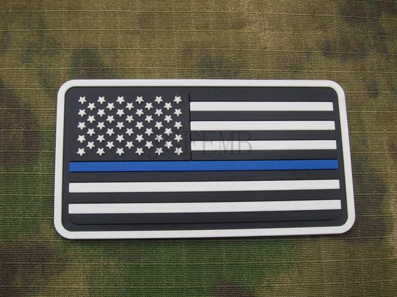 Thin Blue Line Wallpaper Google Search Blue Lives Pinterest - Punisher On American Flag Shirt Patches - HD Wallpaper 