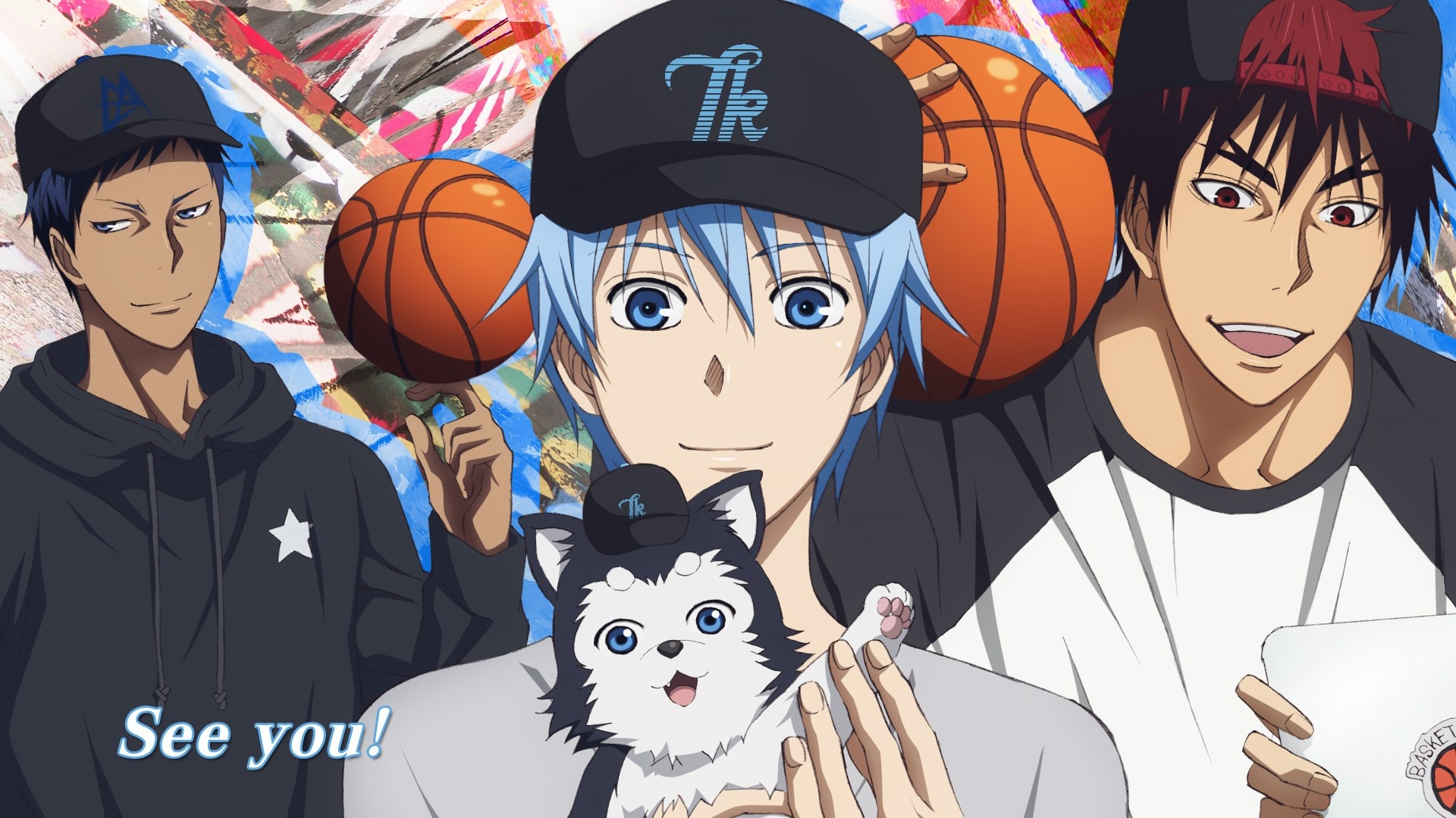 Kuroko Tetsuya, Aomine Daiki, Kagami Taiga, Kuroko - Kuroko Tetsuya Wallpaper Android - HD Wallpaper 