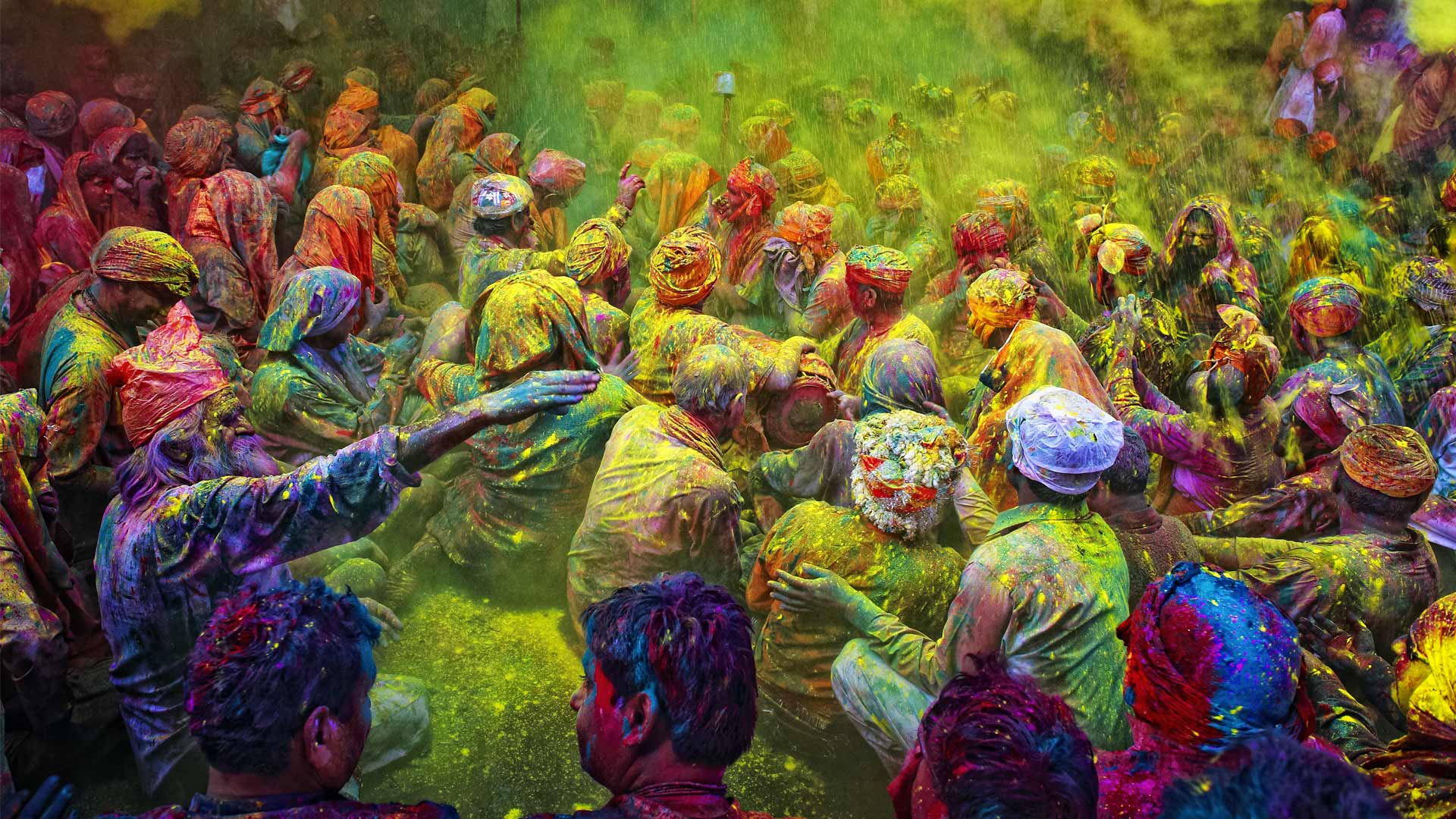 Holi Mayhem - India The Land Of Colours - HD Wallpaper 