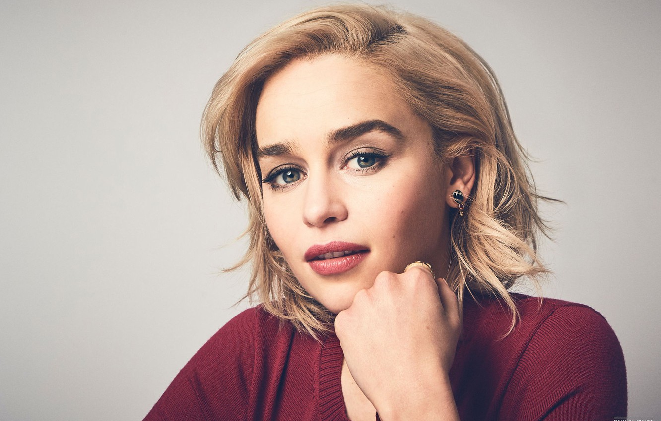 Photo Wallpaper Girl, Girl, Beautiful, Eyes, Beautiful, - Emilia Clarke - HD Wallpaper 