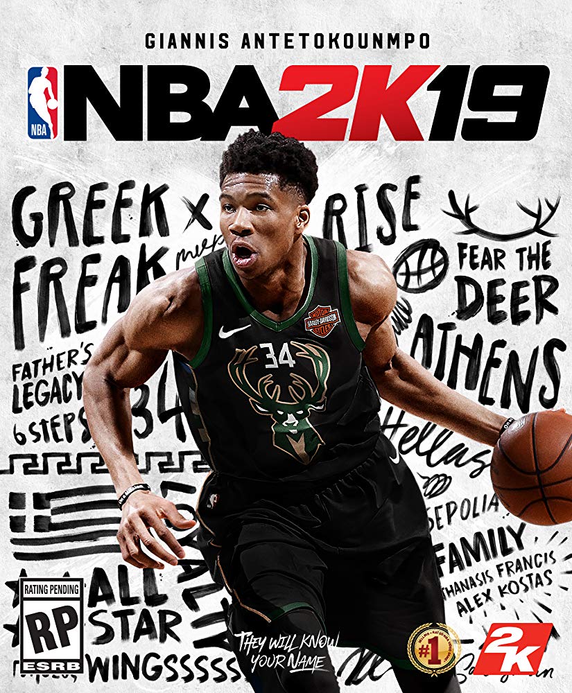 Nba 2k19 Cover Giannis Antetokounmpo - HD Wallpaper 