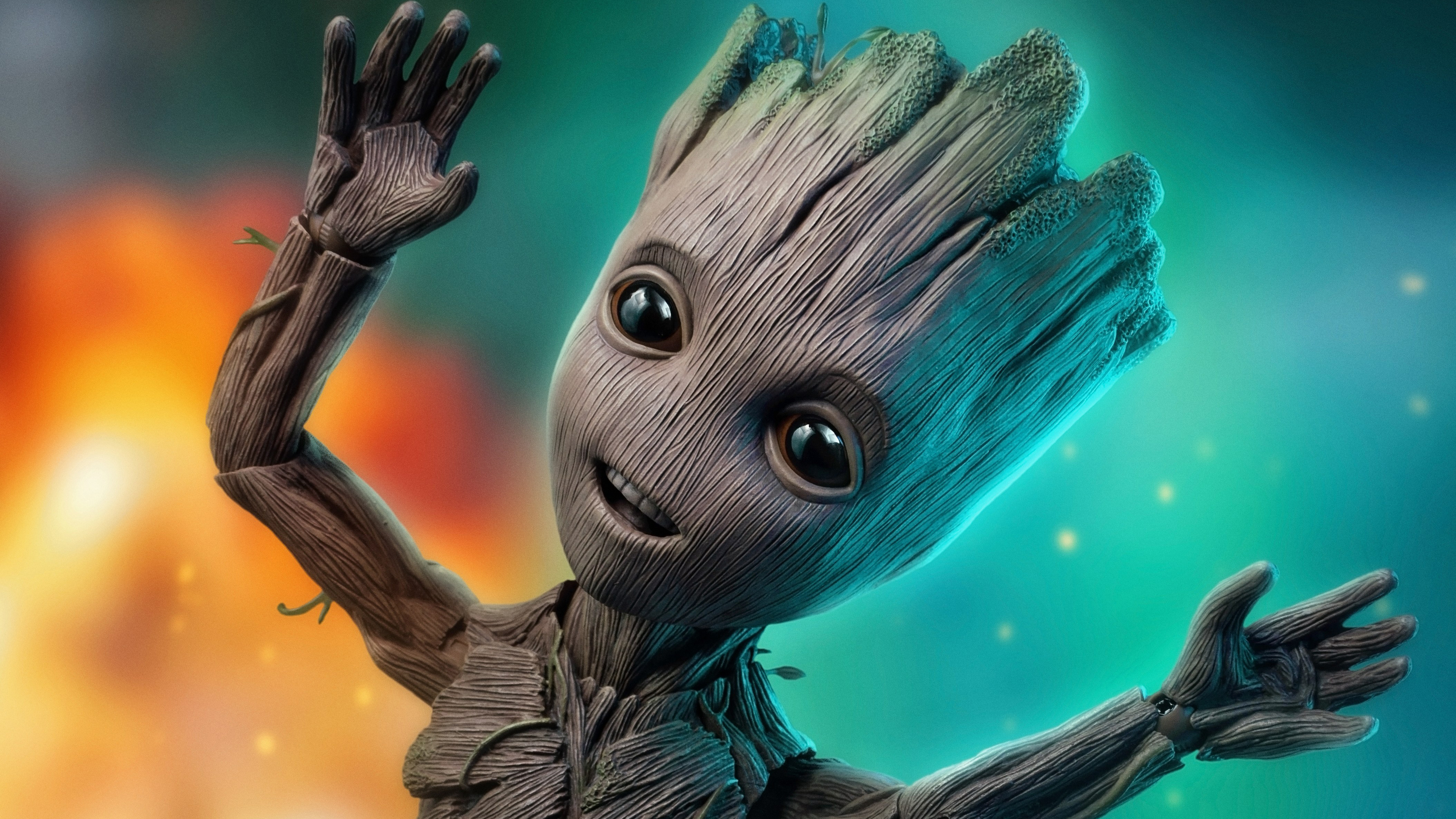 Baby Groot Wallpaper 4k Iphone - HD Wallpaper 