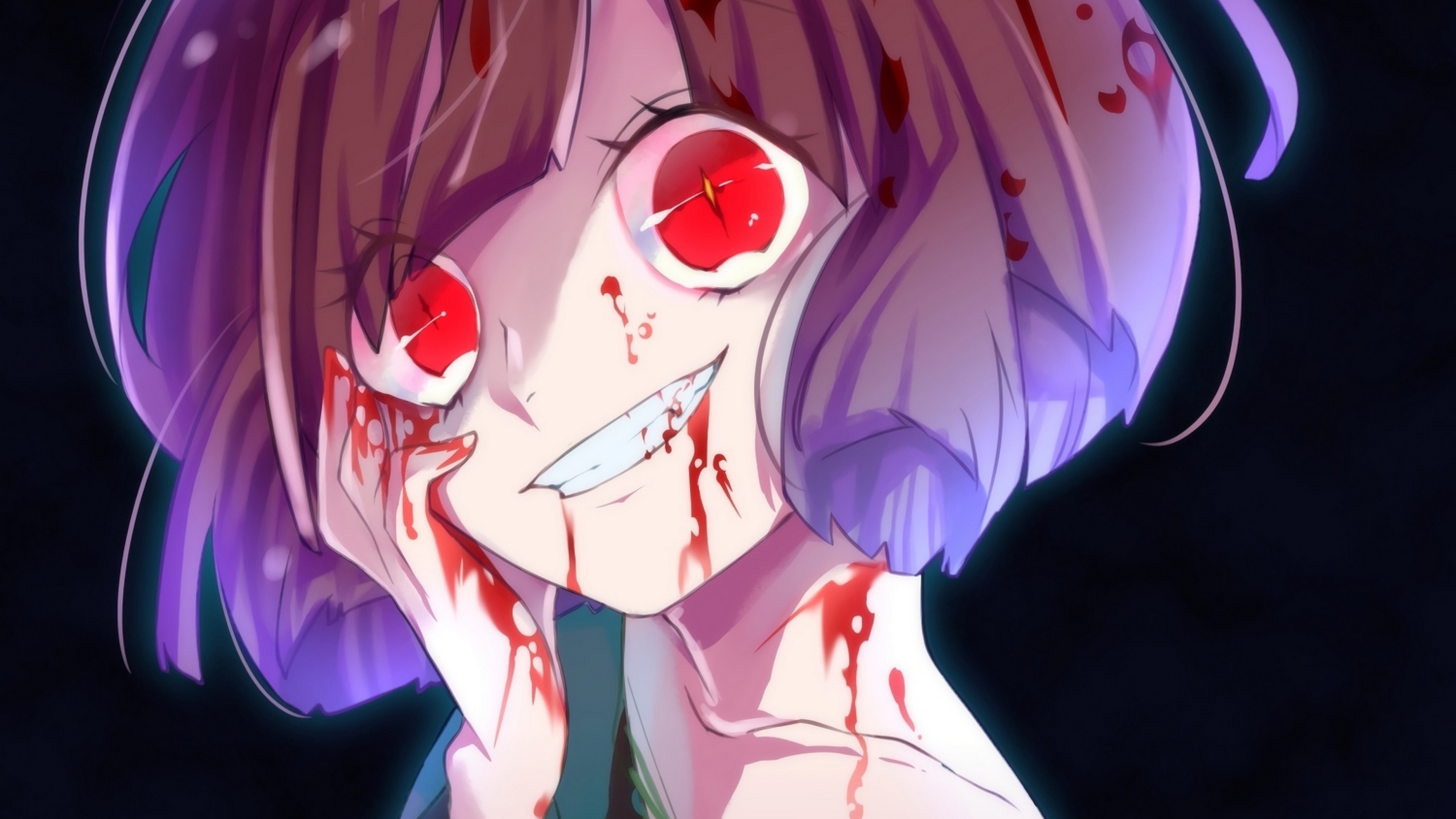 Undertale, Chara, Yandere, Creepy Smile, Anime Style - Nightcore I Ll Sleep When I M Dead - HD Wallpaper 