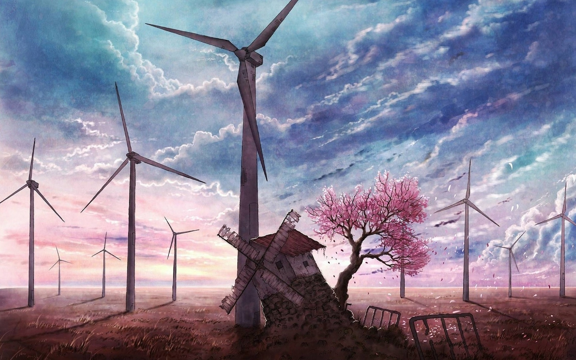 วิว ใน อ นิ เมะ สวย ๆ - HD Wallpaper 