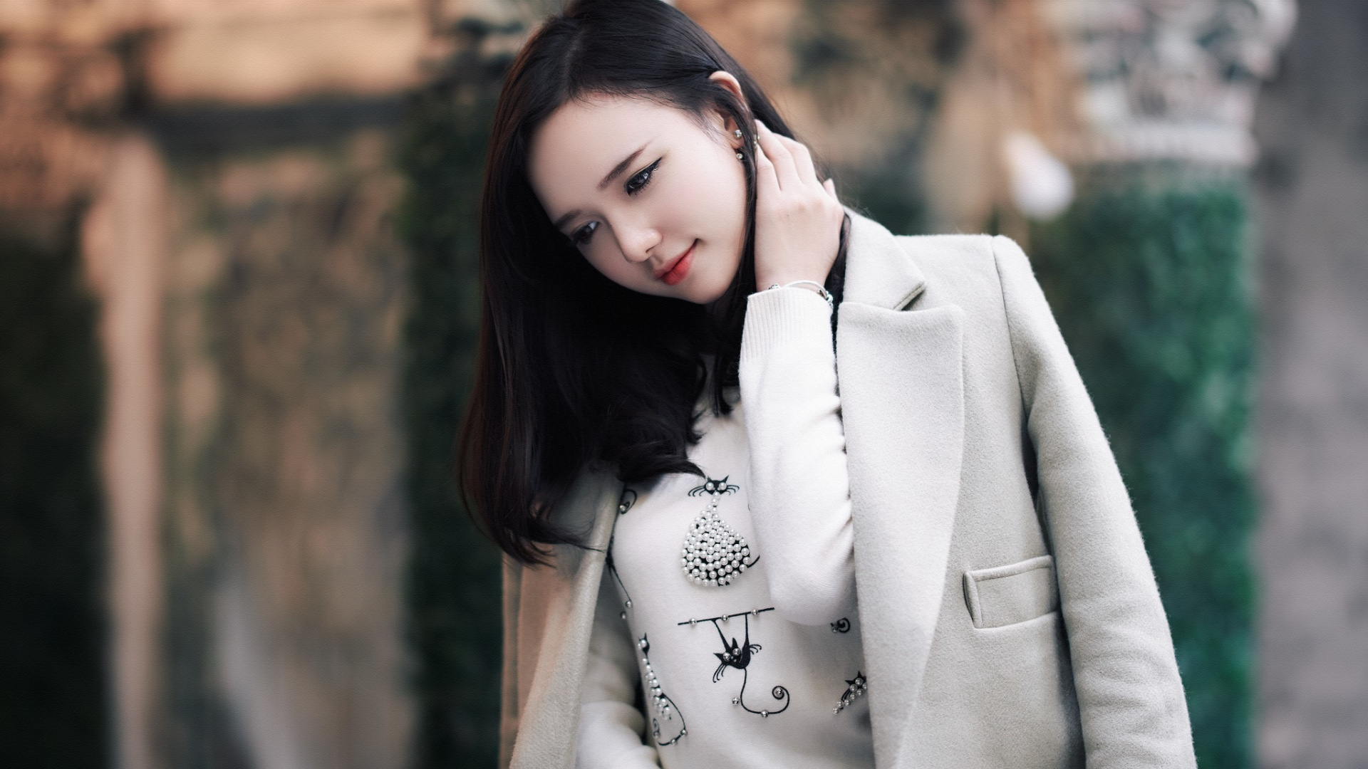 Cute And Beautiful, Girl Model, Asian, Wallpaper - Beautiful And Cute Girl - HD Wallpaper 