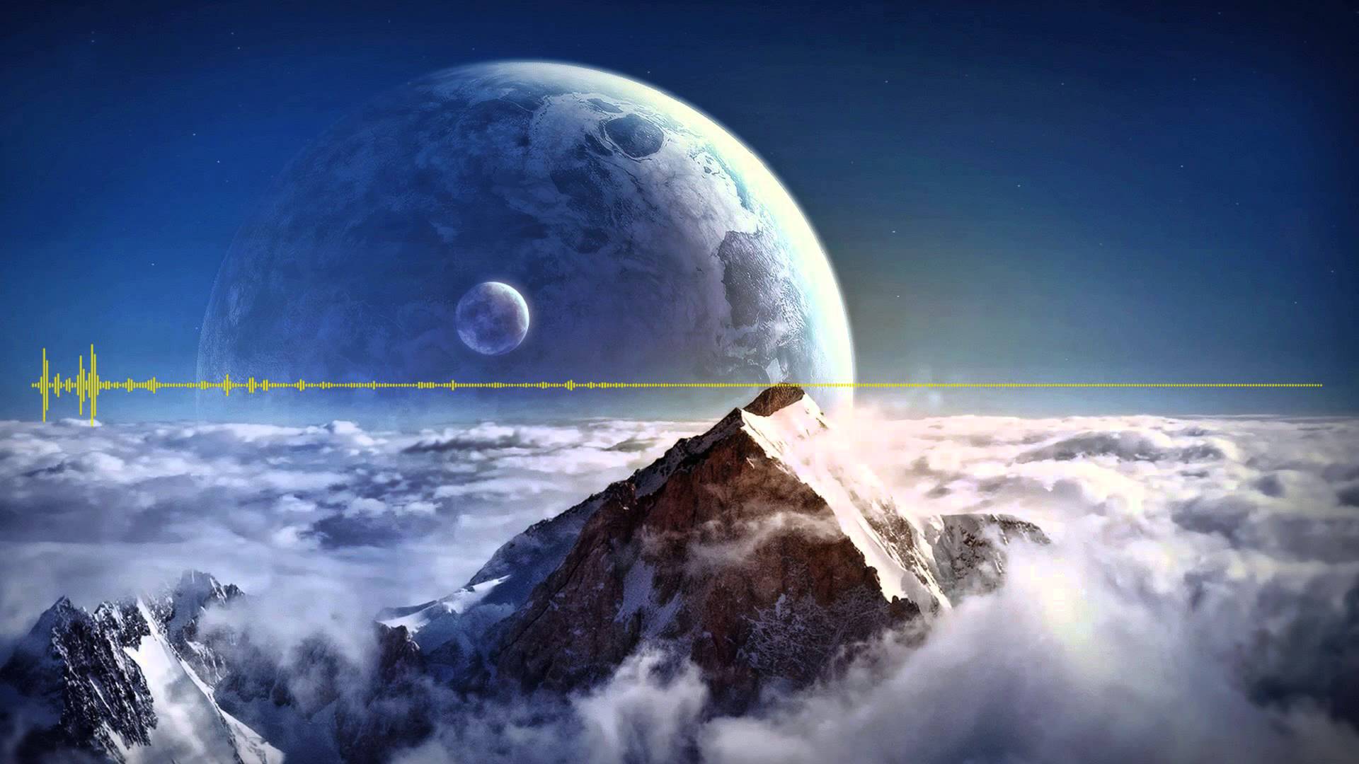 Epicstep - Mountain Peak In Space - HD Wallpaper 