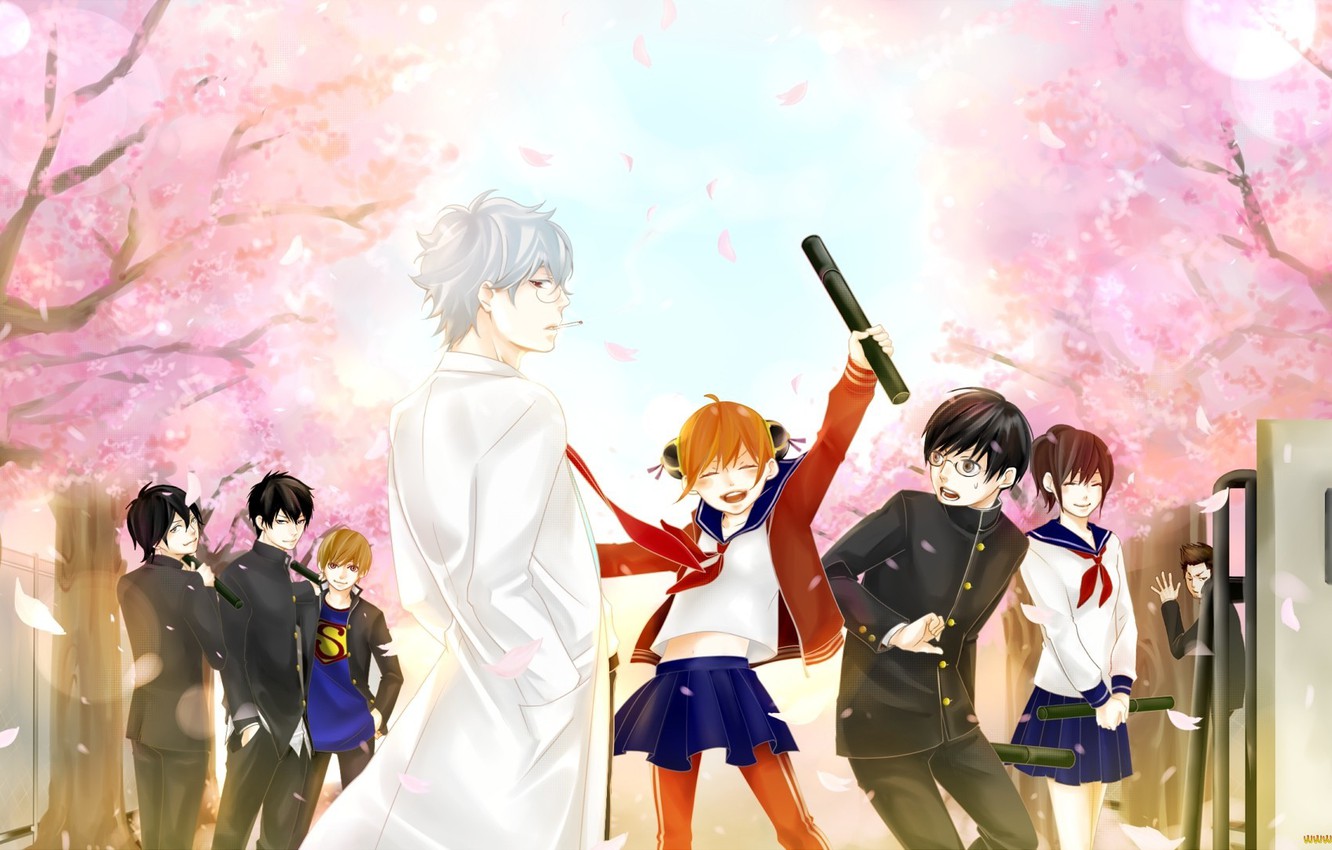 Photo Wallpaper All, Gintoki, Gintama, Kagura - All Kagura - HD Wallpaper 