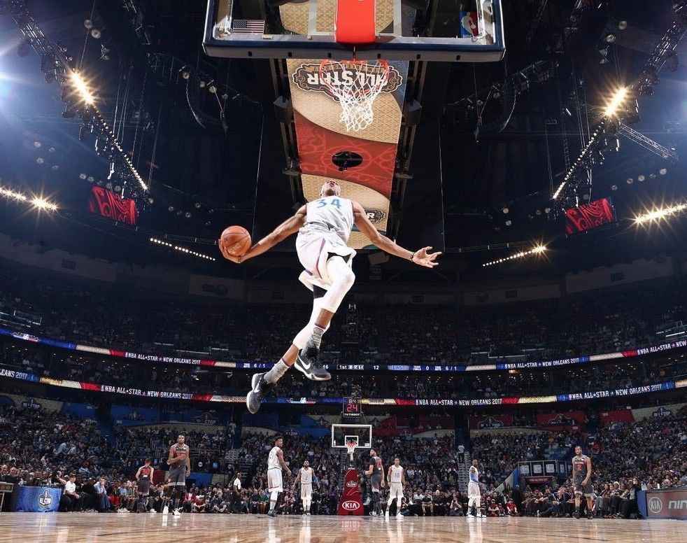 Giannis Antetokounmpo All Star Dunk - HD Wallpaper 