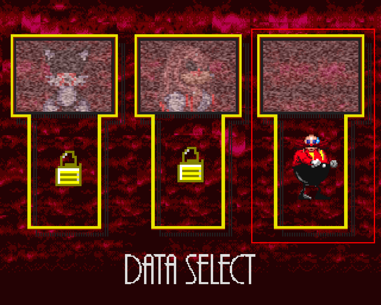Sonic Exe Data Select - HD Wallpaper 