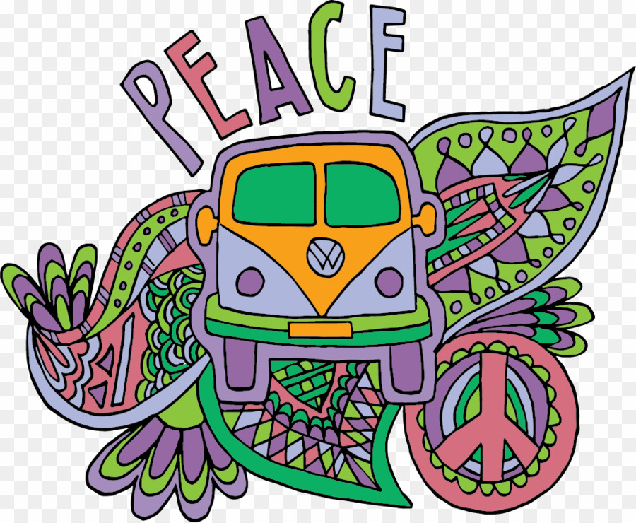 Imagenes Hippies Png Hippie Desktop Wallpaper Clipart - Hippie Png - HD Wallpaper 