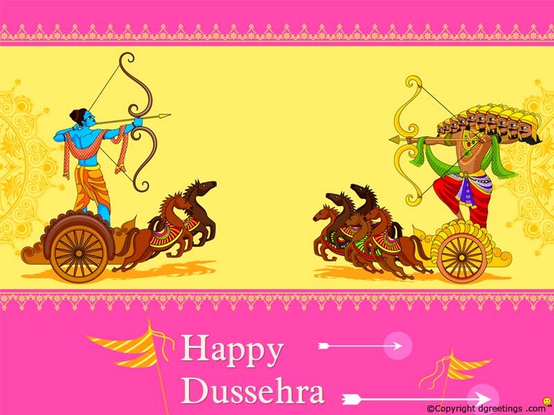 Happy Dussehra You Your Family - HD Wallpaper 