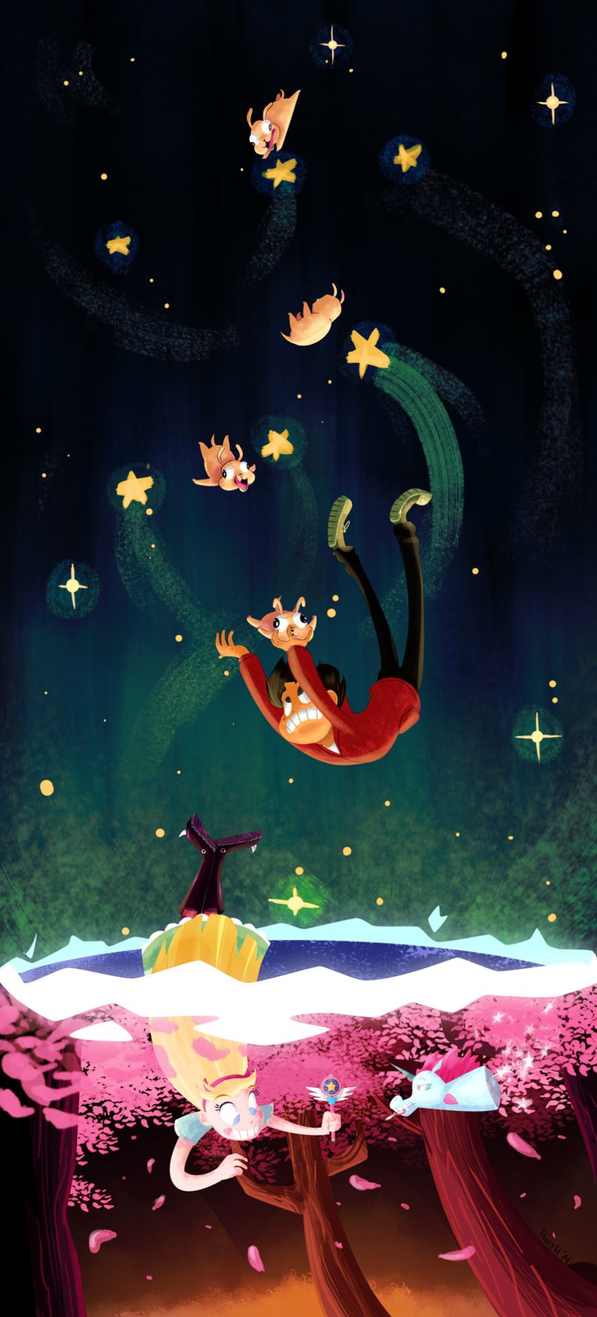 Star Vs The Forces Of Evil Phone - HD Wallpaper 