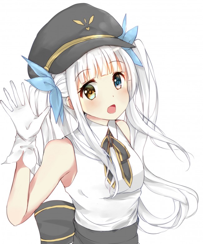 Kagura Mea, Virtual Youtuber, Loli, White Hair, Cute, - HD Wallpaper 