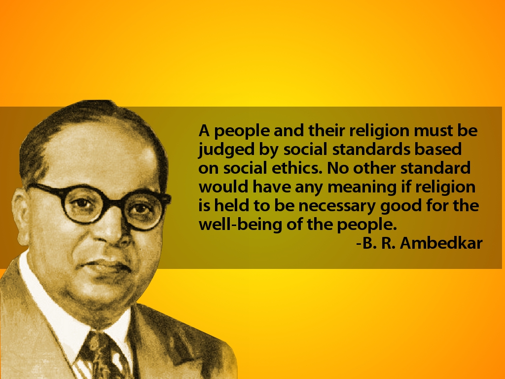 Quotes Dr Br Ambedkar - HD Wallpaper 