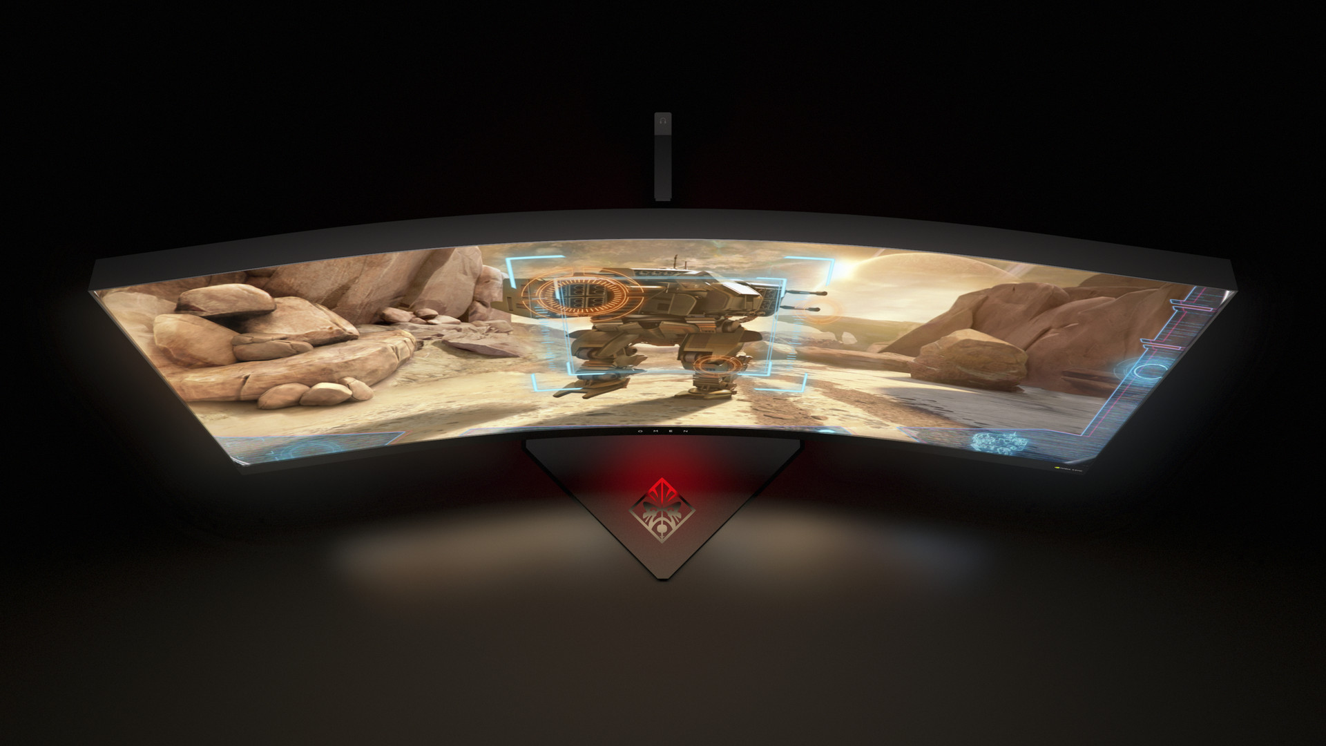 Hp Omen Monitor 35 - HD Wallpaper 