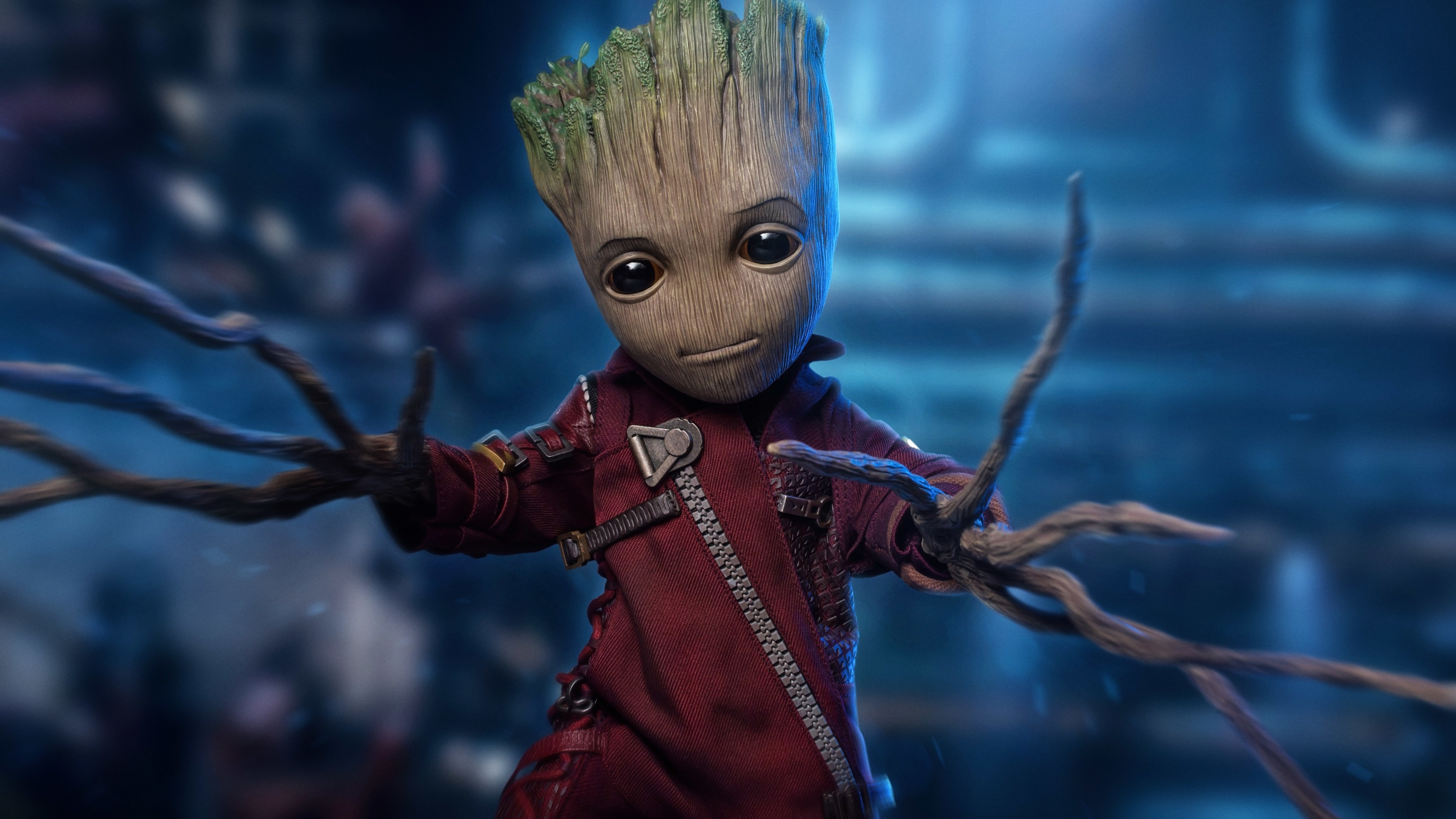 4k Baby Groot High Definition Wallpaper - Baby Groot Wallpaper 4k - HD Wallpaper 