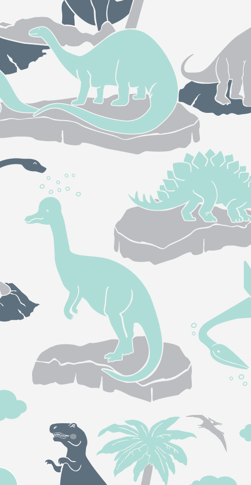 Baby Wall Decor Dinosaurs For Baby Bedroom Aimee Wilder - Wallpaper - HD Wallpaper 