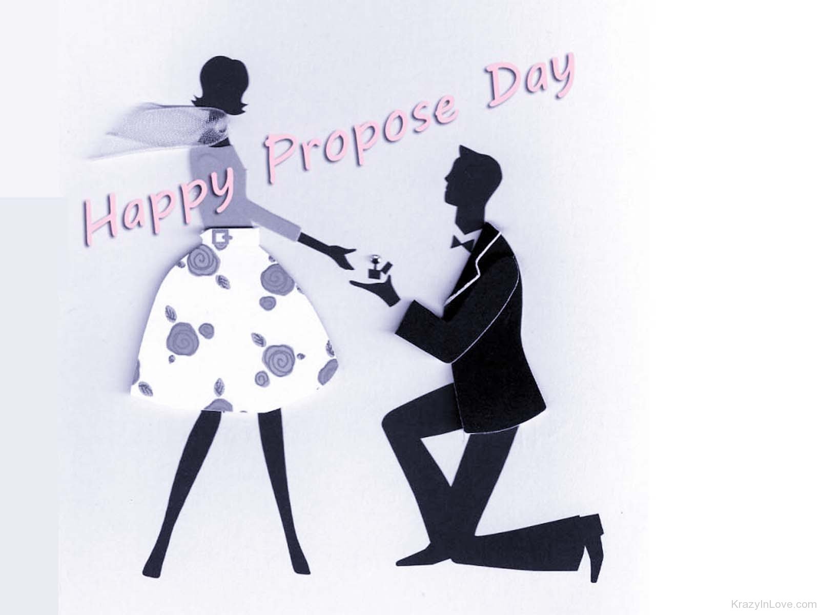 Happy Propose Day Full Screen - HD Wallpaper 