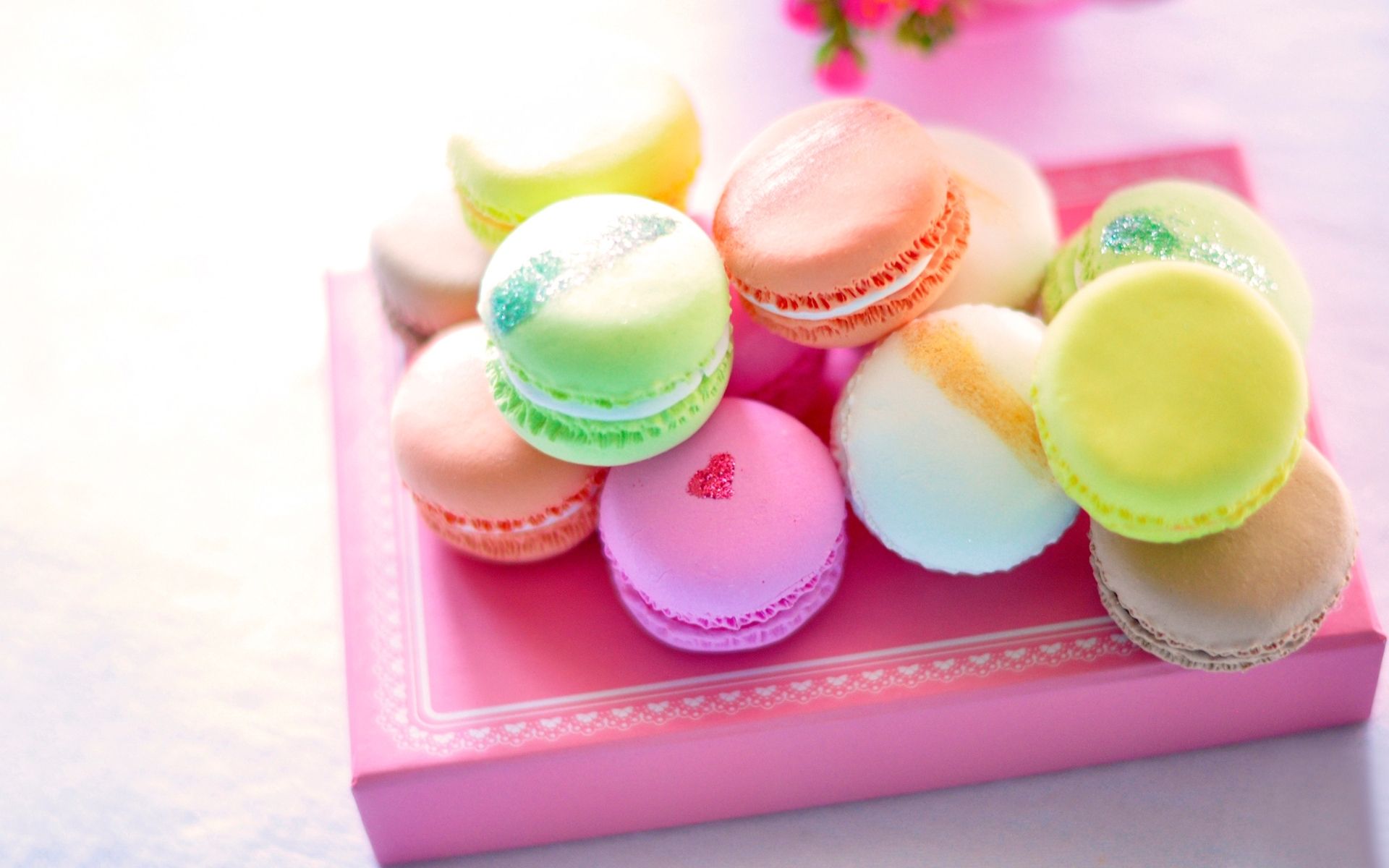 Pretty Macaron Background - HD Wallpaper 