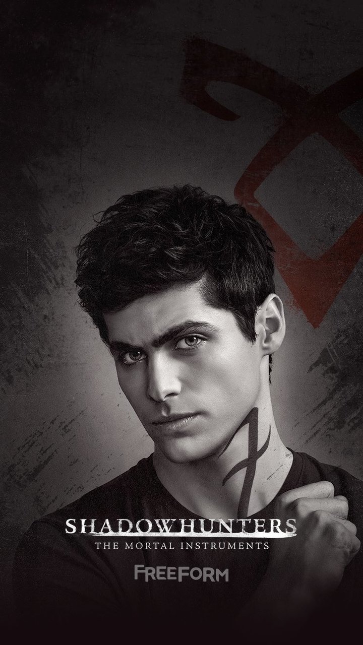 Alec Lightwood Image - Shadowhunters Black And White - HD Wallpaper 