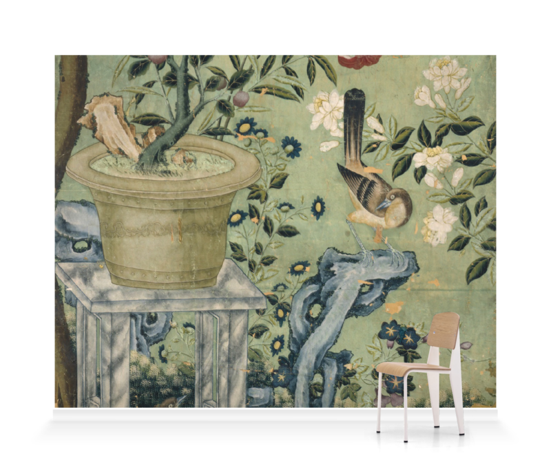 Chinese Wallpaper Print Framed - HD Wallpaper 