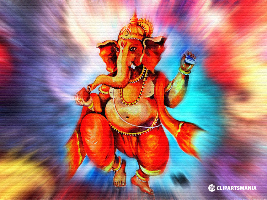 Lord Ganesha Watercolor Painting - HD Wallpaper 