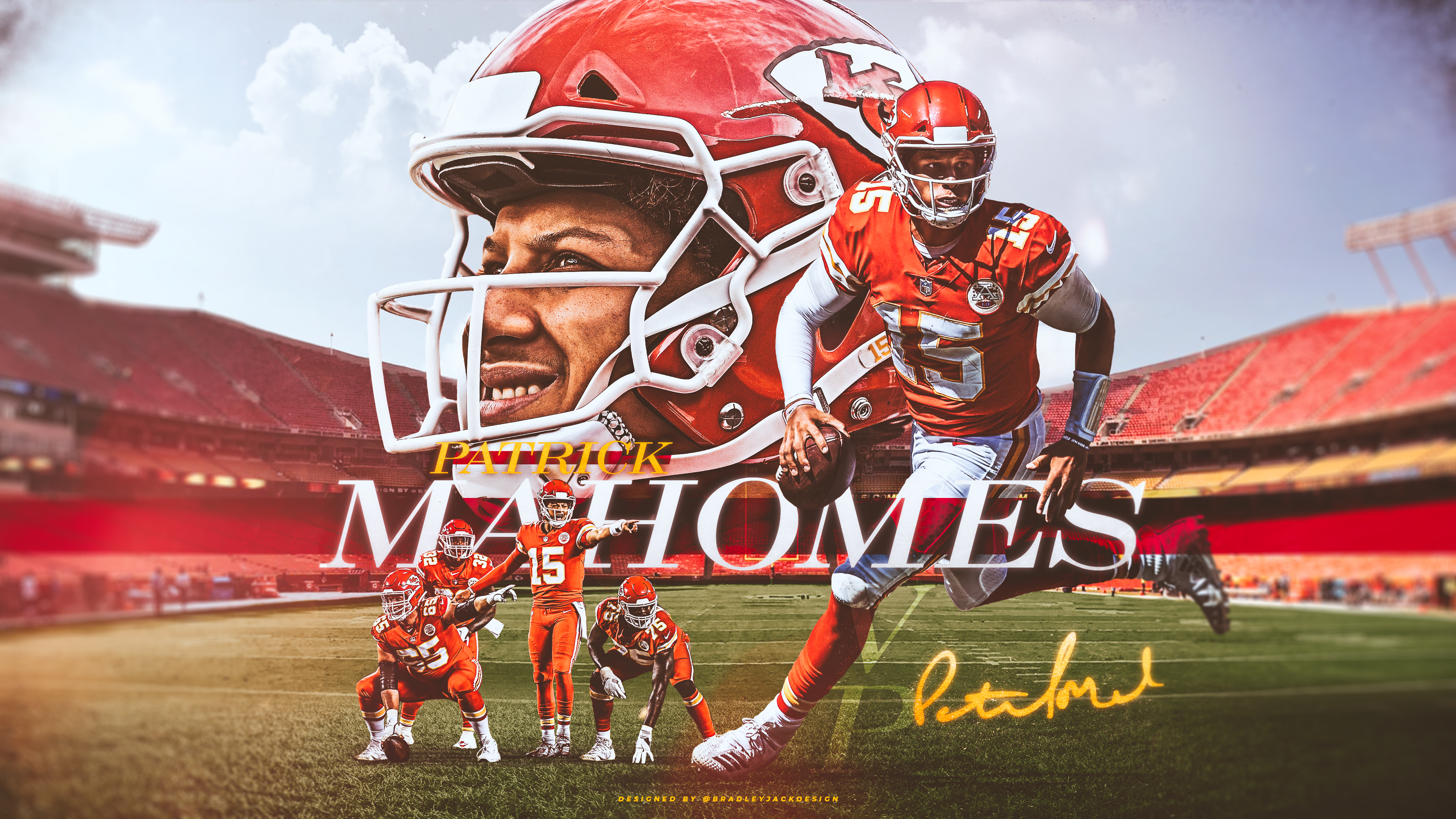 Patrick Mahomes Wallpaper For Computer - HD Wallpaper 