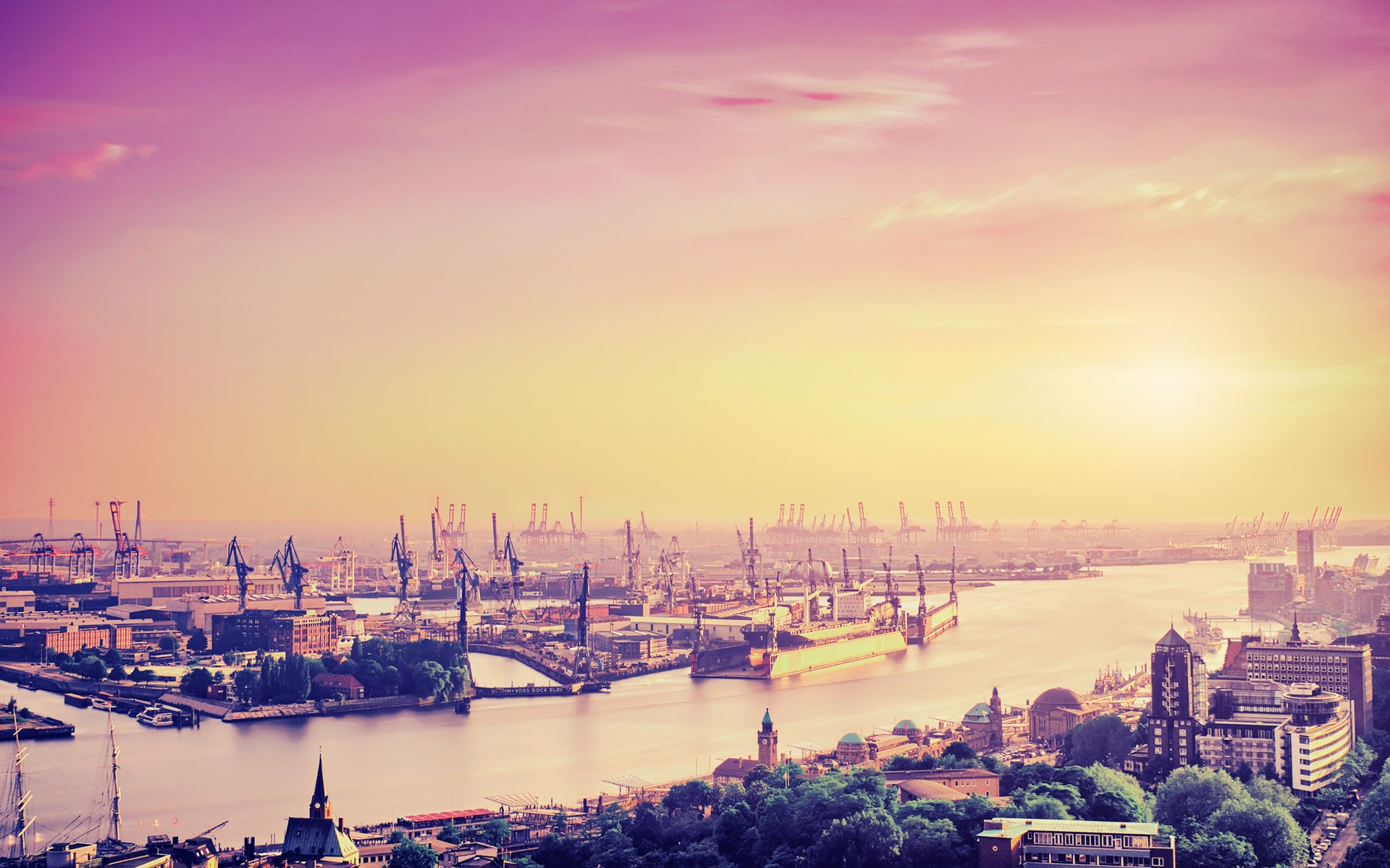 Lomo Wallpaper 41372 42364 Hd Wallpapers - Hamburg City - HD Wallpaper 