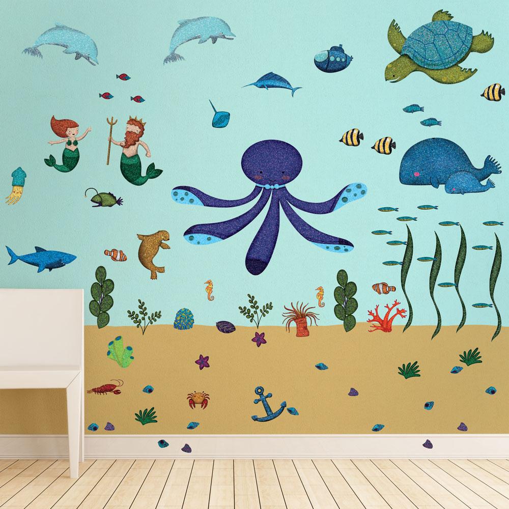 Wall Stickers Sea Theme - HD Wallpaper 