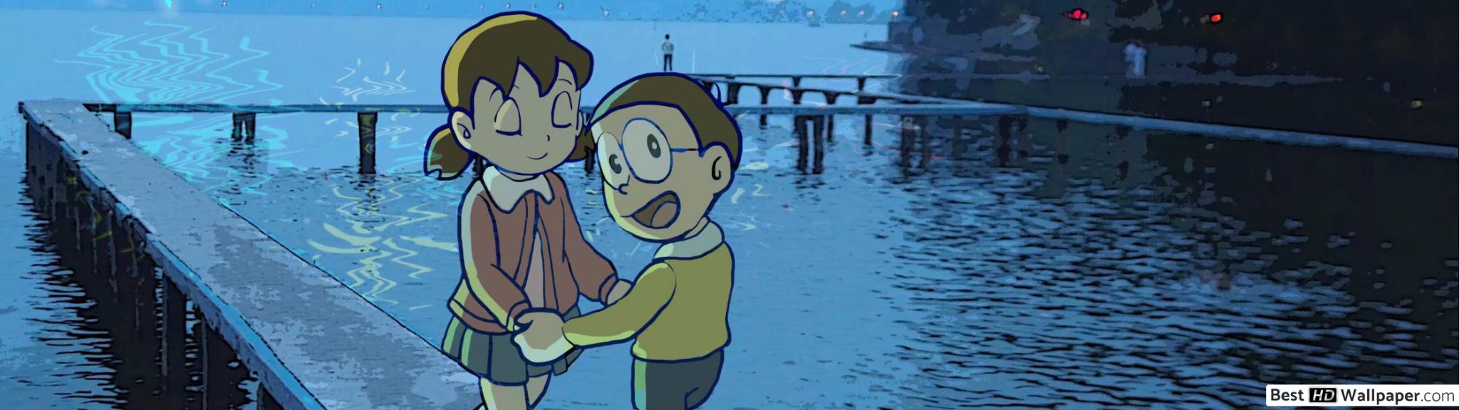 Nobita Shizuka - HD Wallpaper 