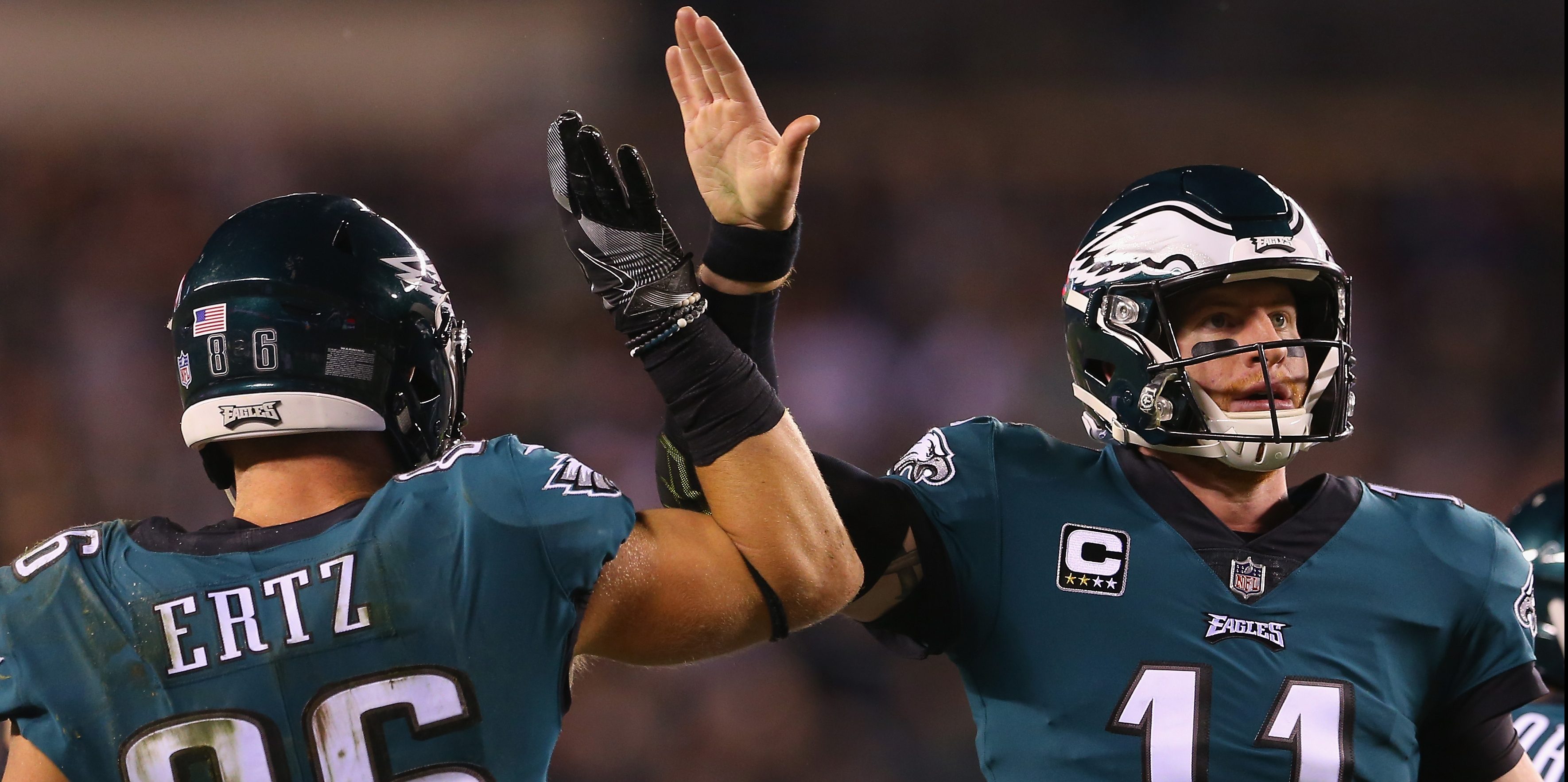 Zach Ertz - Carson Wentz And Zach Ertz - HD Wallpaper 