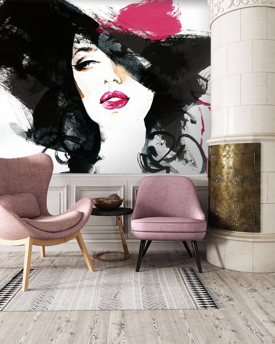 Painting Girl With Hat - HD Wallpaper 