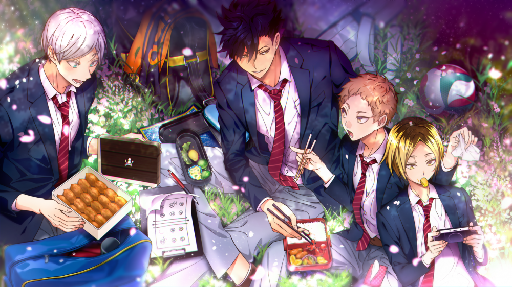 Haikyuu, Tetsurou Kuroo, Kenma Kozumeshoujo, Anime - HD Wallpaper 