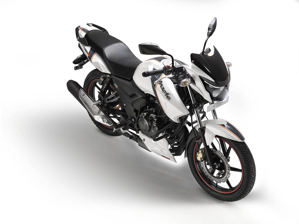 Tvs Apache Rtr - Apache Rtr 160 White - HD Wallpaper 