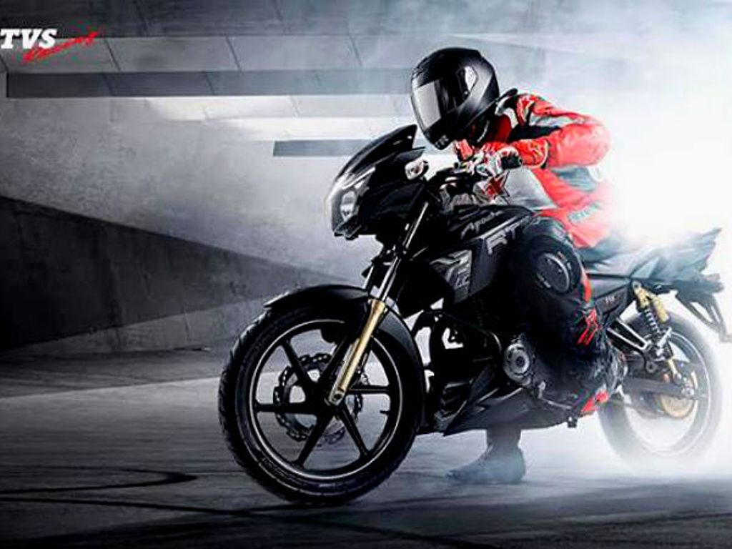 Tvs Apache Matte Black Edition - Apache Rtr 160 Black - HD Wallpaper 