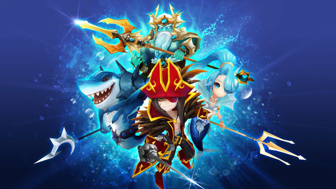 Sky Arena, Mobile Game, Pirates, Wallpaper - Summoners War Wallpaper Laptop - HD Wallpaper 