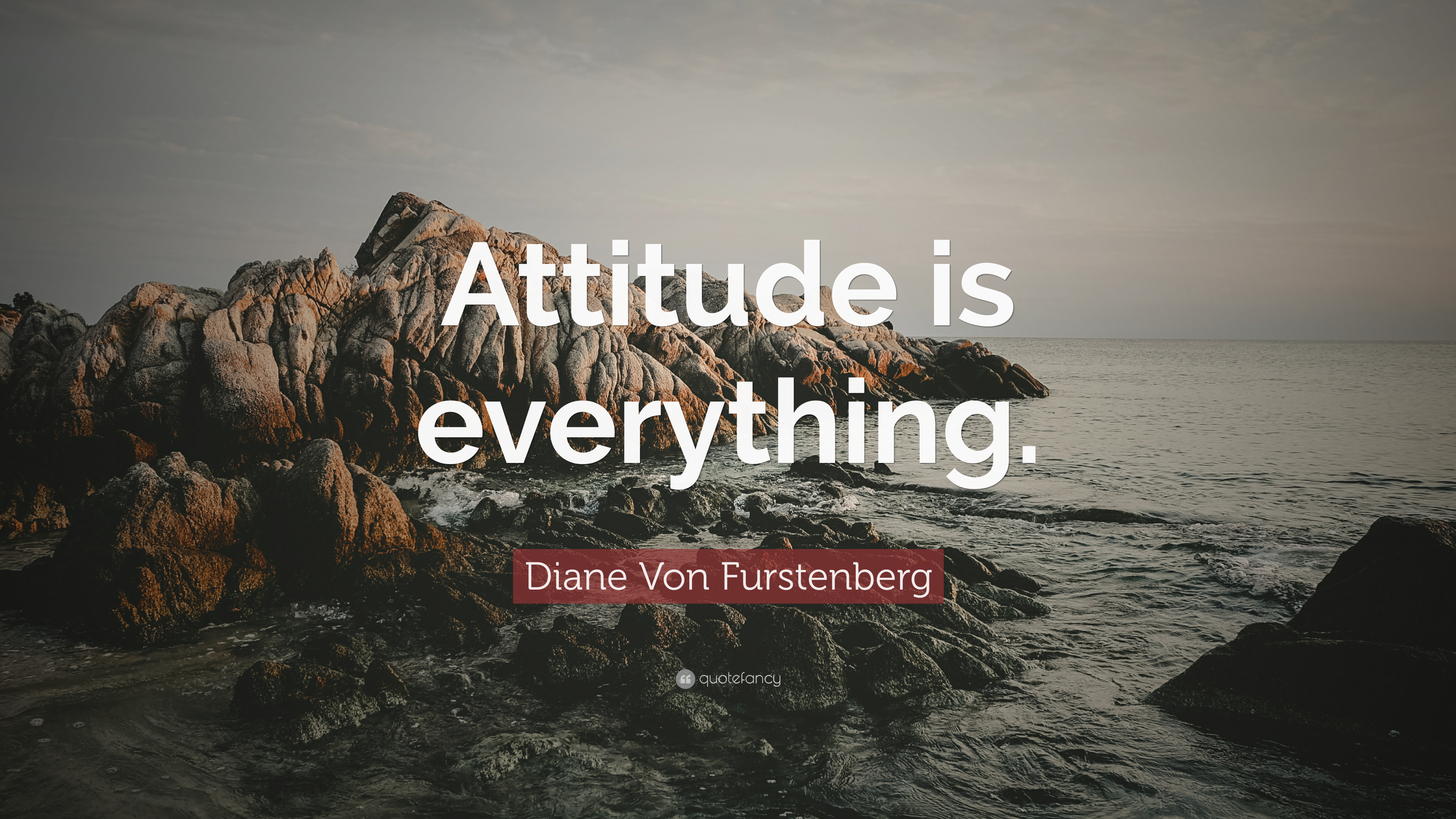 Diane Von Furstenberg Quote - Attitude Is Everything Hd - HD Wallpaper 