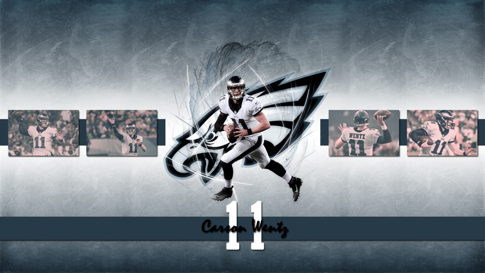 Carson Wentz, American Football - Carson Wentz Wallpaper Eagles - HD Wallpaper 