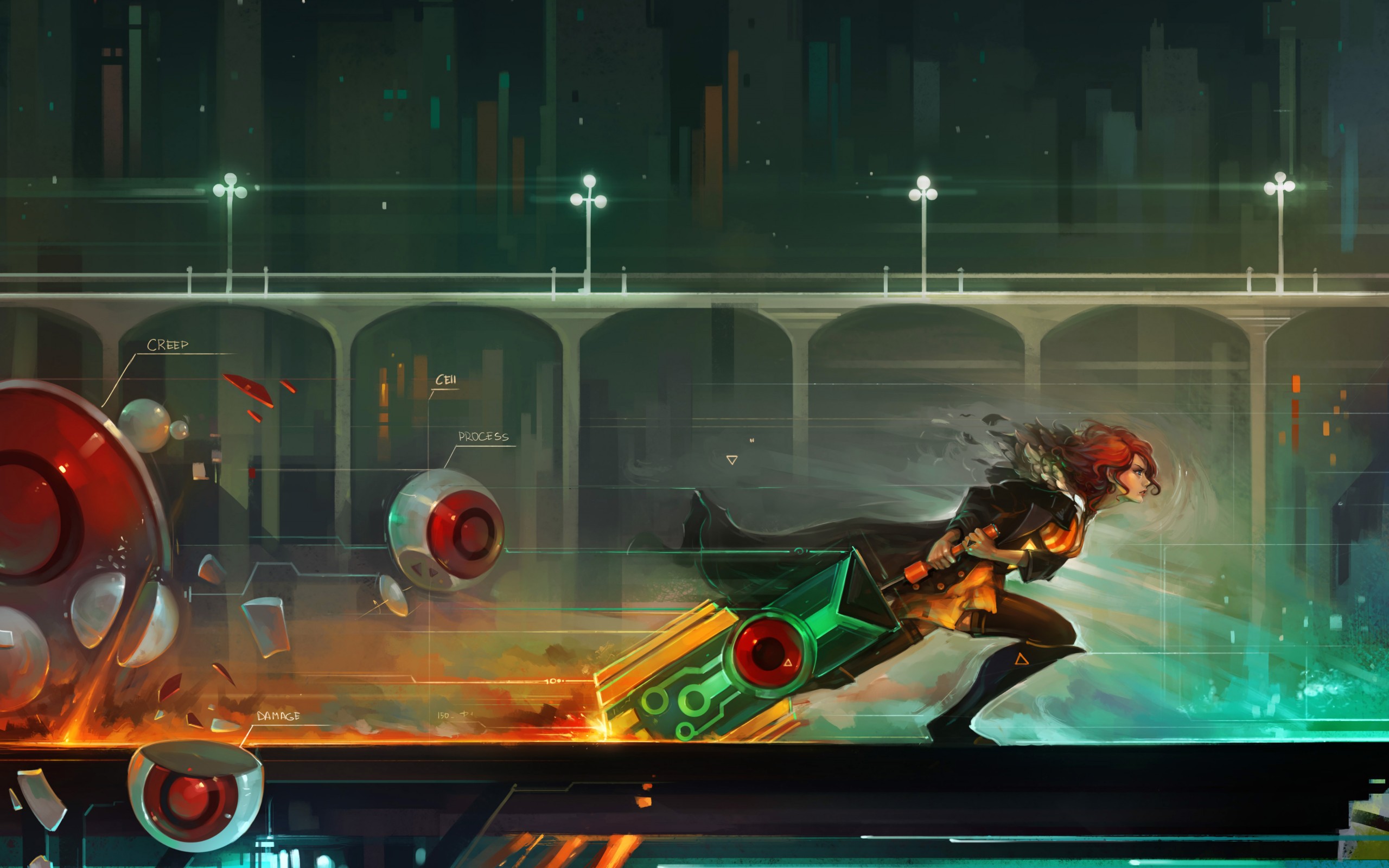Transistor Game - HD Wallpaper 