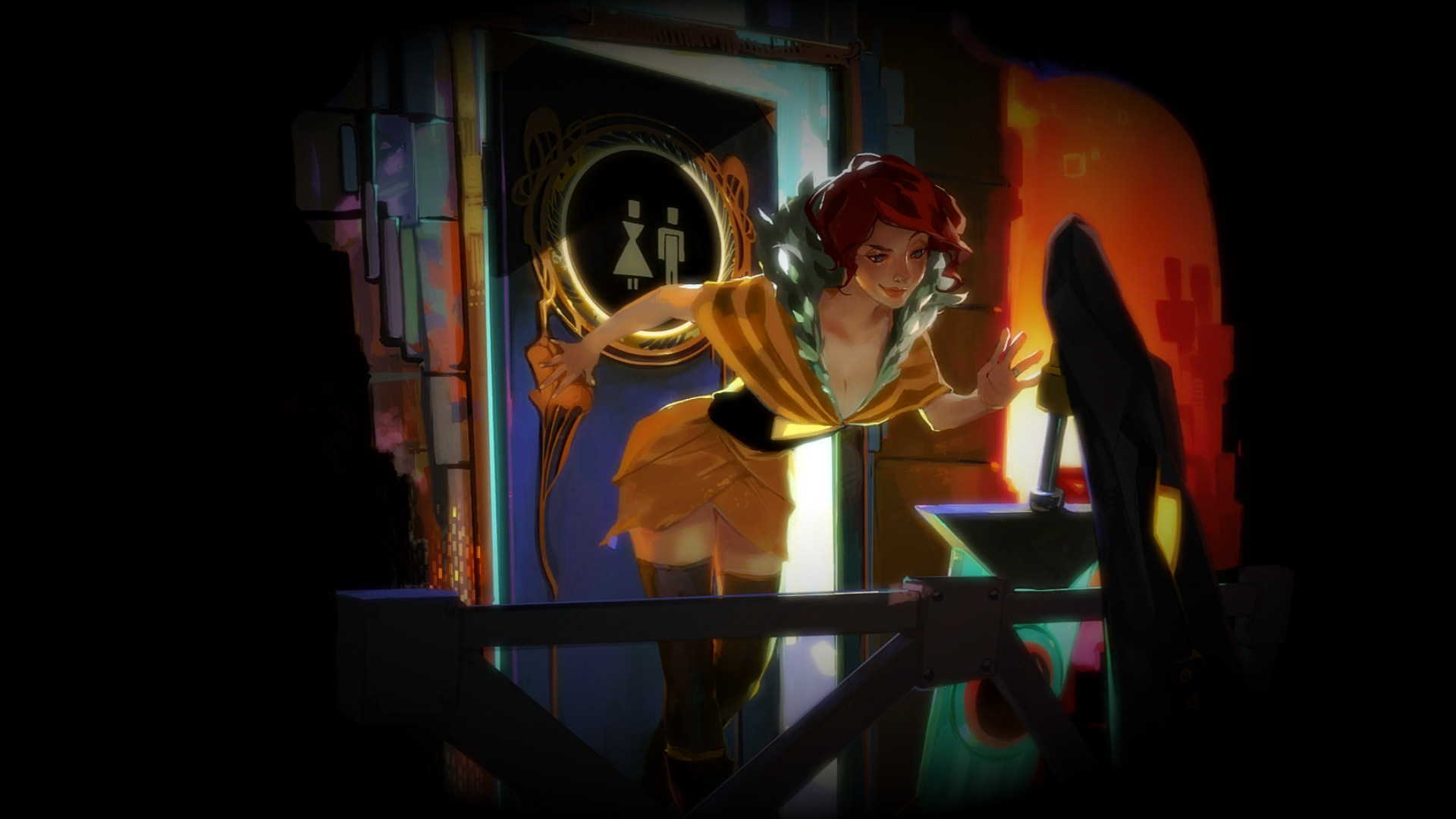Transistor Game Bathroom - HD Wallpaper 